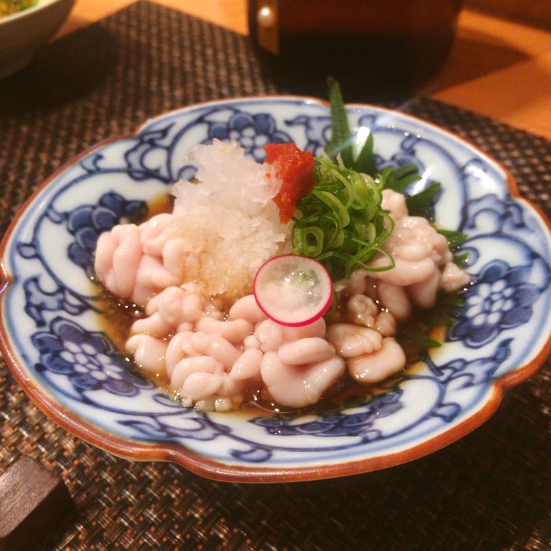 白子ポン酢(いわ月 （イワヅキ）)