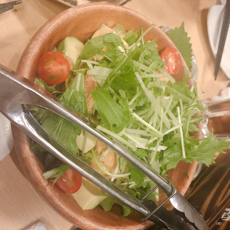 サーモンとアボカドのオーロラサラダ(魚頂点酒場まつり)