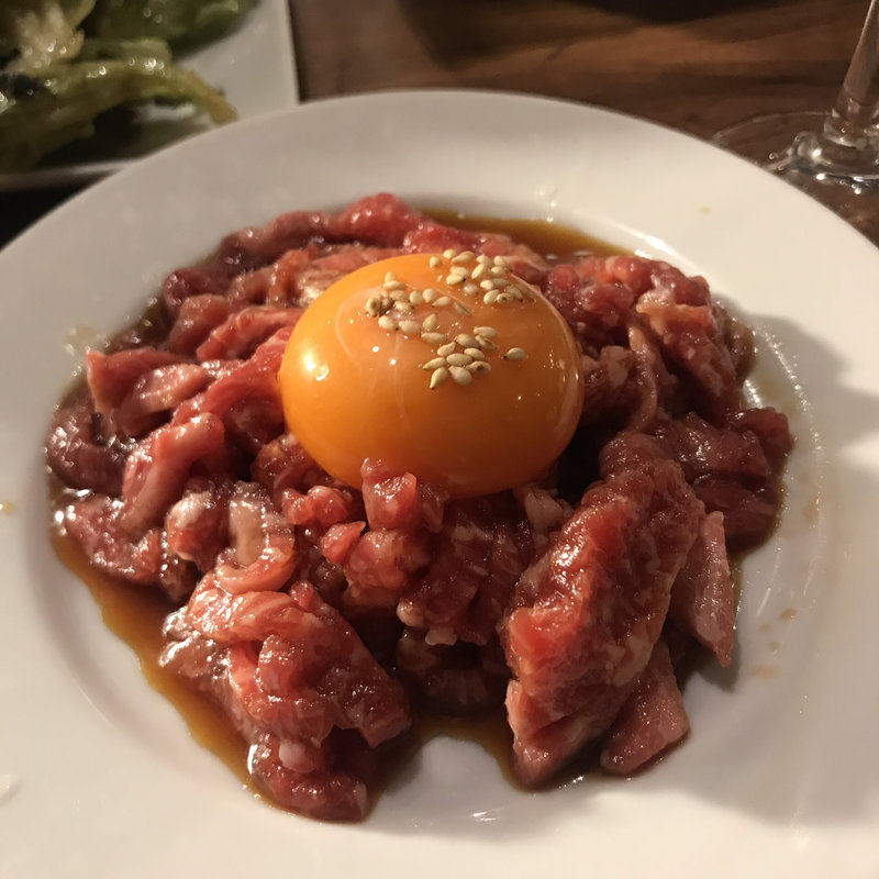 黒毛和牛のユッケ(新宿 焼肉バル NO MEAT, NO LIFE. 2nd)