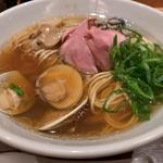 蛤と牡蠣のラーメン(銀座 篝 六本木ヒルズ店)