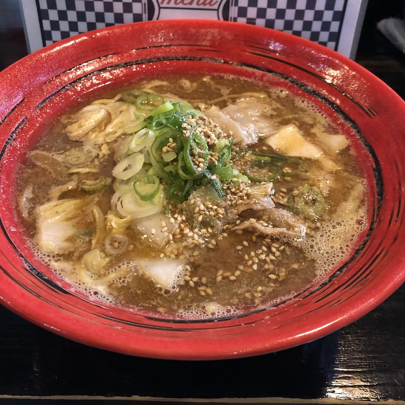 童謡味噌ラーメン 鯵煮干しとリンゴ(ロックンビリーS1 （スーパーワン）)