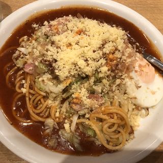 キャベツとベーコンのあんかけスパゲティ(スパゲティハウス チャオ JR名古屋駅太閤通口店)
