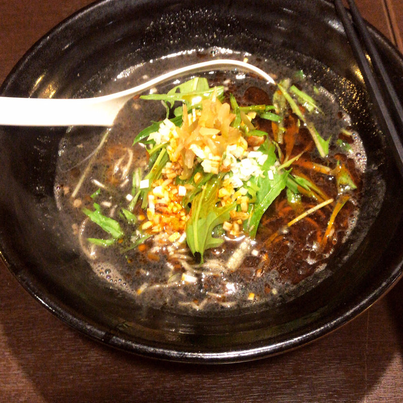 黒ごま担々麺(中華屋 天風 天神町店)
