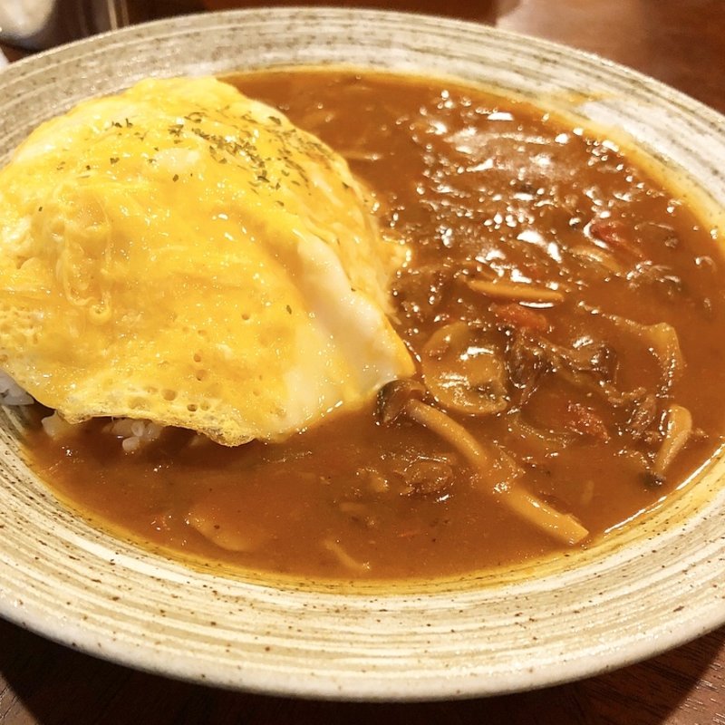 赤味噌オムハヤシライス(前田珈琲 本店 （マエダコーヒー）)
