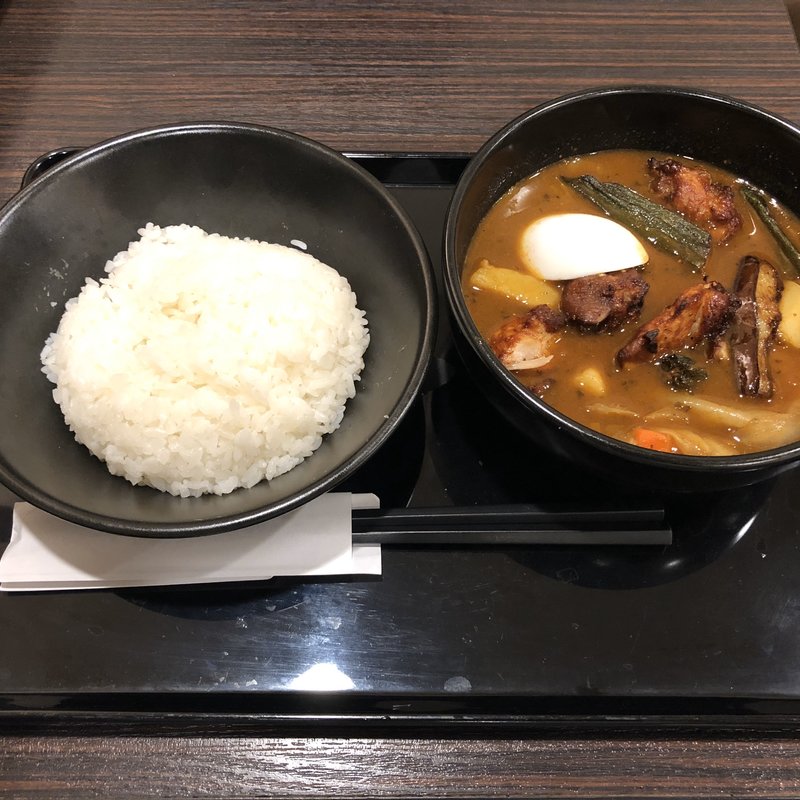 ローストチキンスープカレー(カレーハウスCoCo壱番屋 北区芝田一丁目店)
