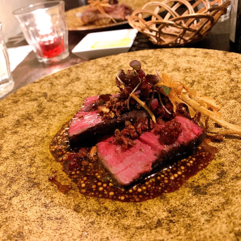 AUS産穀物牛のロースト(Arossa 渋谷)