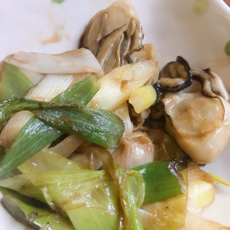 ネギカキ炒(ふみ)