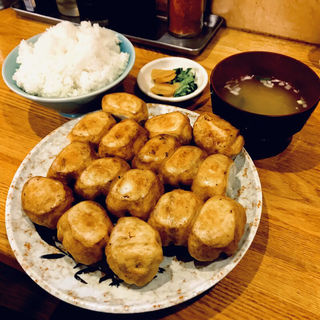 餃子ダブル定食(ファイト餃子)