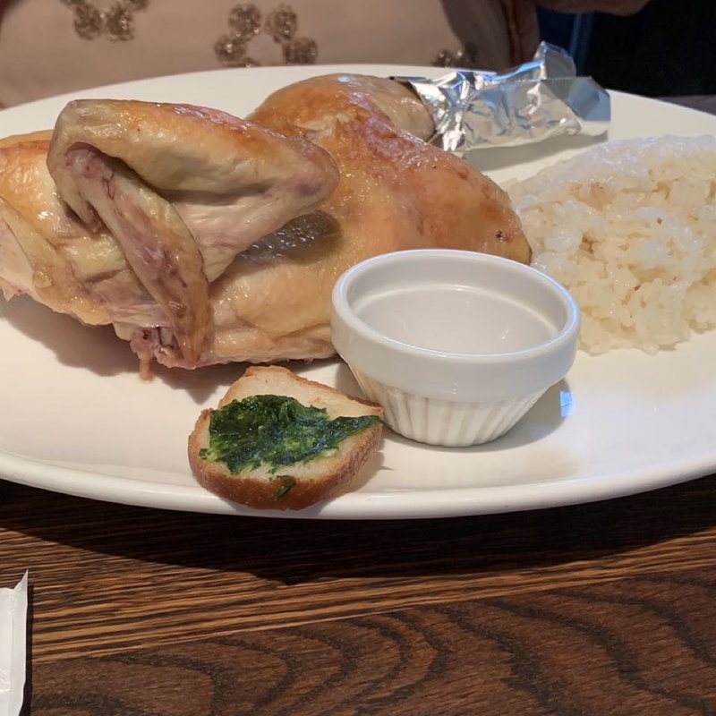 ロティサリーチキンプレート(ラ ココリコ 上野本店)