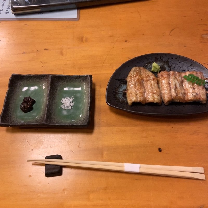 ひとくち白焼き(鰻はし本)