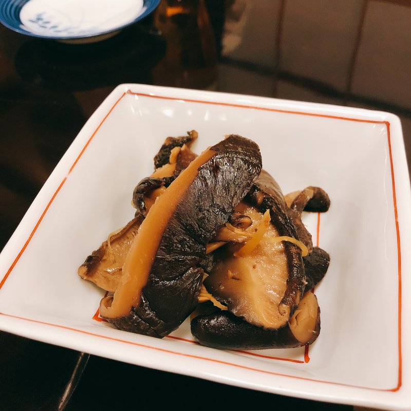 椎茸の旨煮(江戸蕎麦手打處あさだ 浅草橋)