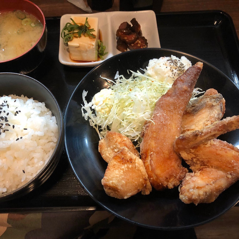 骨なしからあげ定食(ジョニーのからあげ 石橋駅前店)