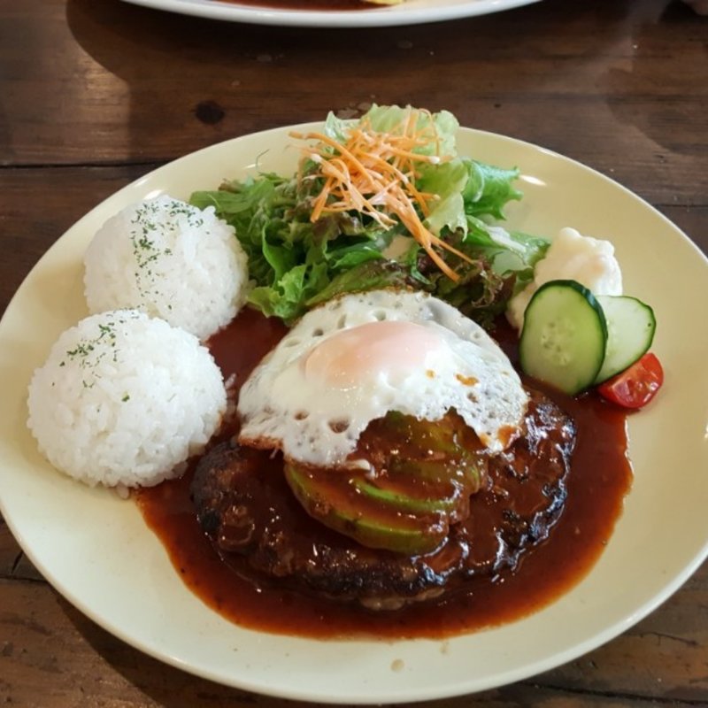 アボカド ハンバーグ ランチプレート(Days 鵠沼)