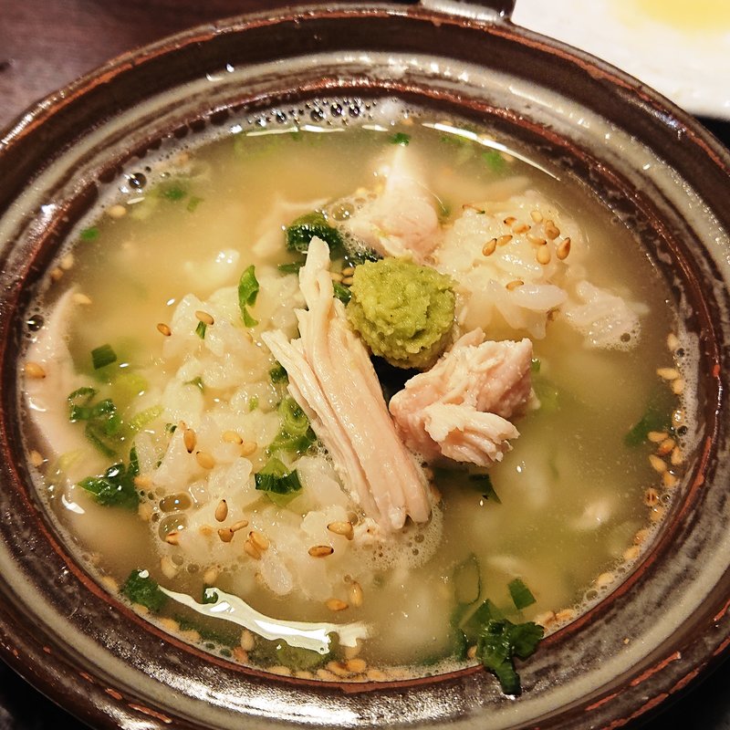 ■さっぱり鶏だし茶漬け(やきとり家 すみれ 池上店 )