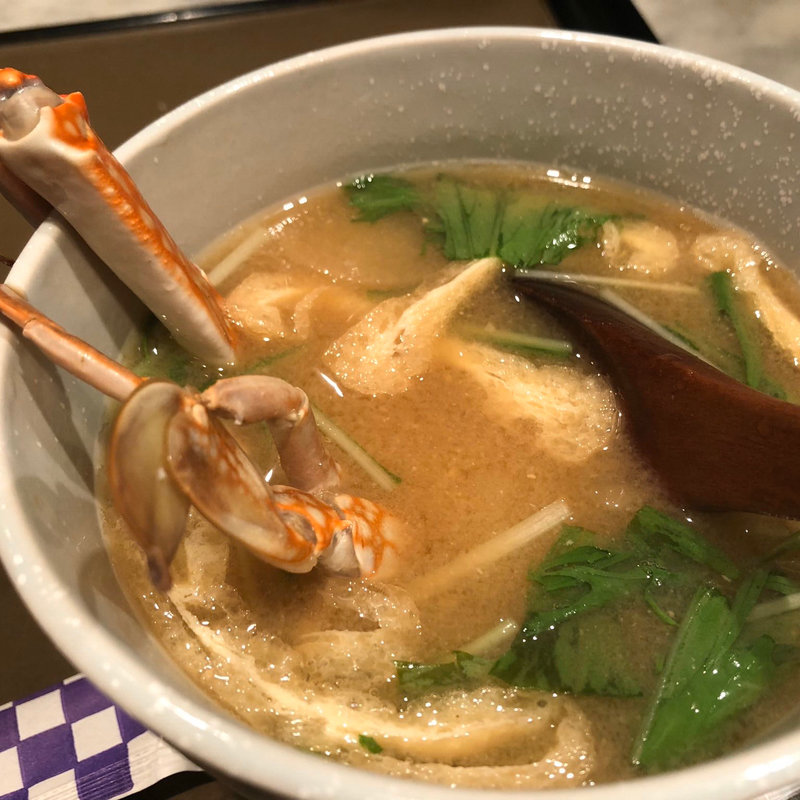 カニ汁(ぺりーのいくら丼)