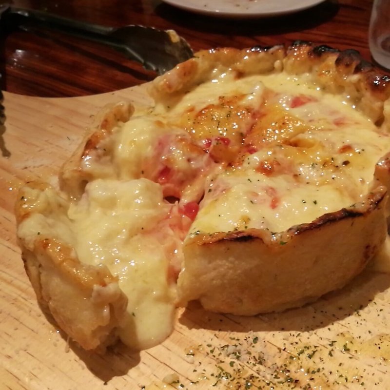 La Promessa風シカゴピッツァ(イタリアンダイニングLa Promessa)