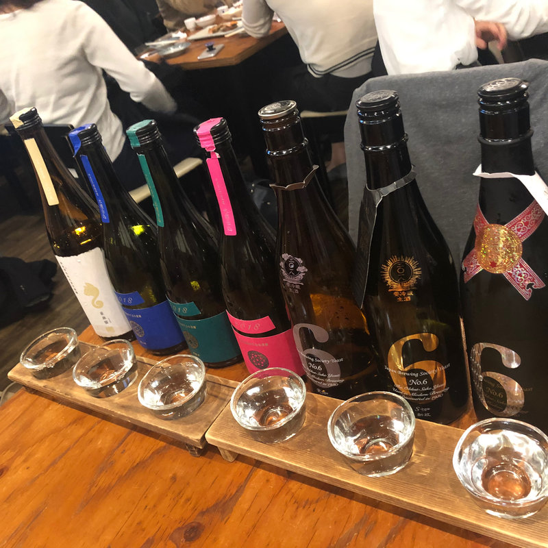 新政(3種飲み比べ)(ひもの野郎 梅田第4ビル本店 )