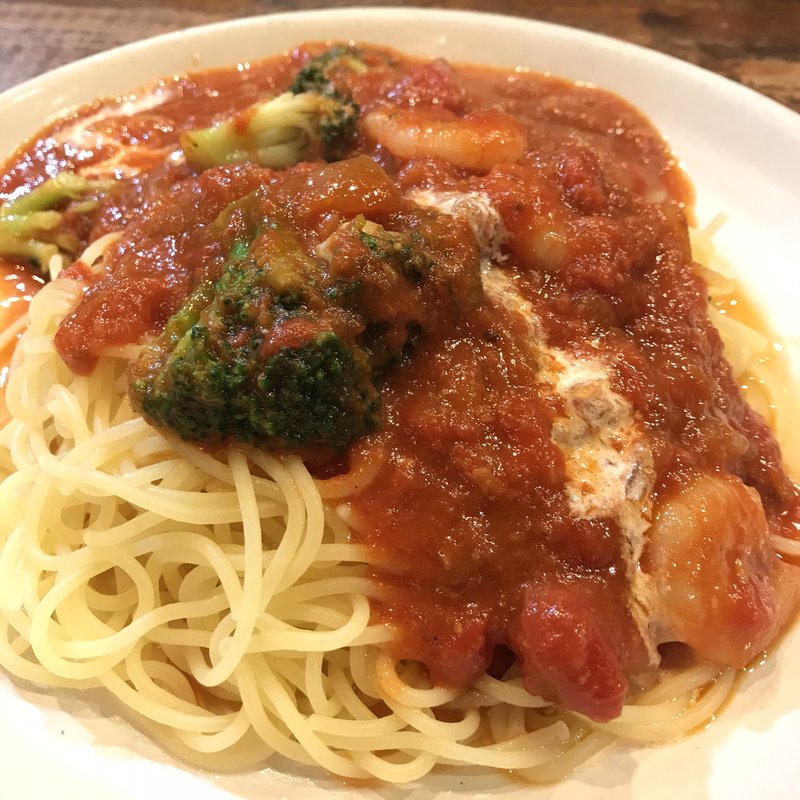 小エビとブロッコリー(麦小家 （【旧店名】スパゲティ DEN）)