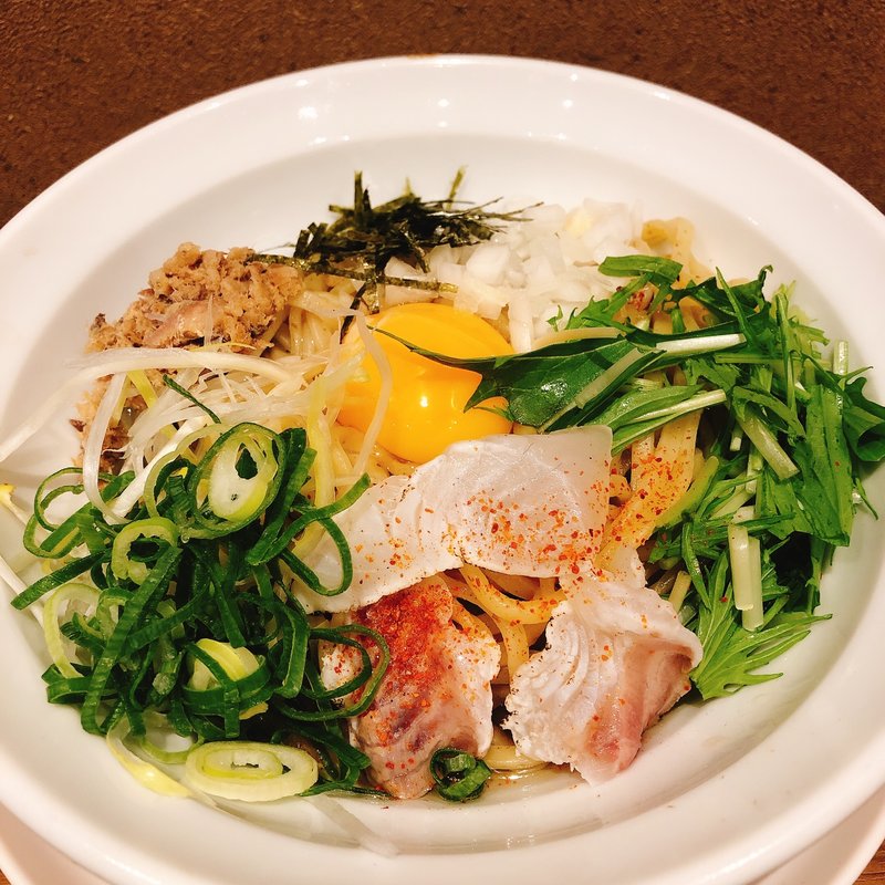 まぜそば 鯛塩(びじねす食堂)