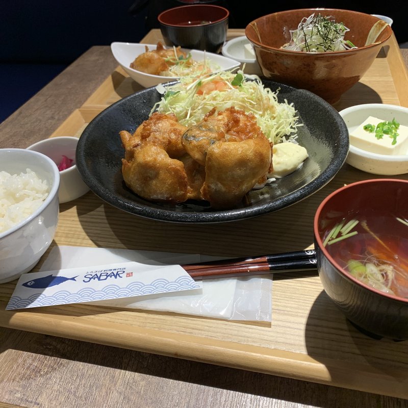 さばの唐揚げ定食(SABAR 海老名店)