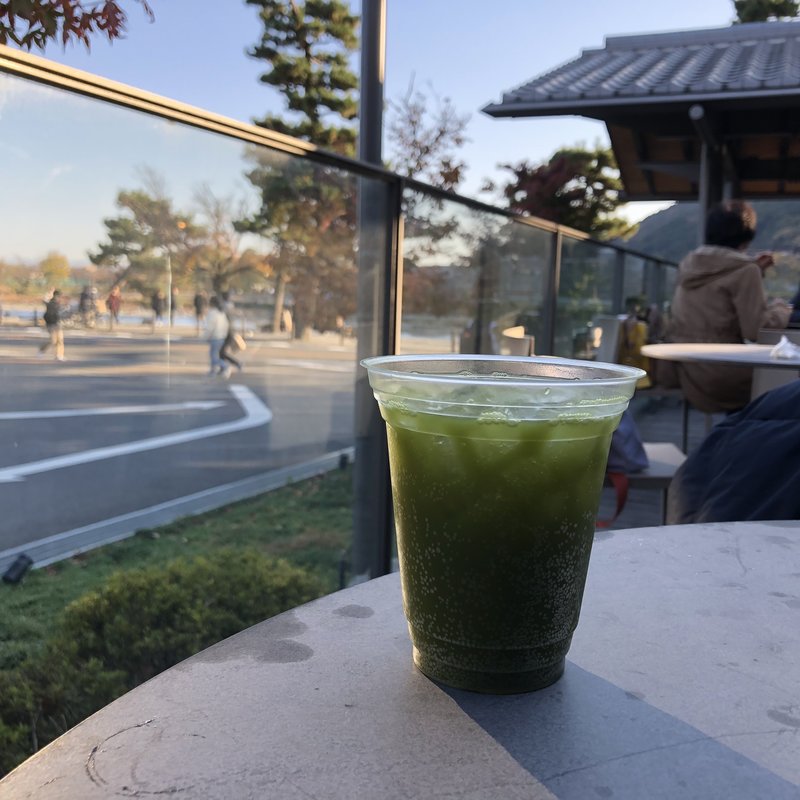 抹茶ソーダ(和 cafe ひゅーめ )