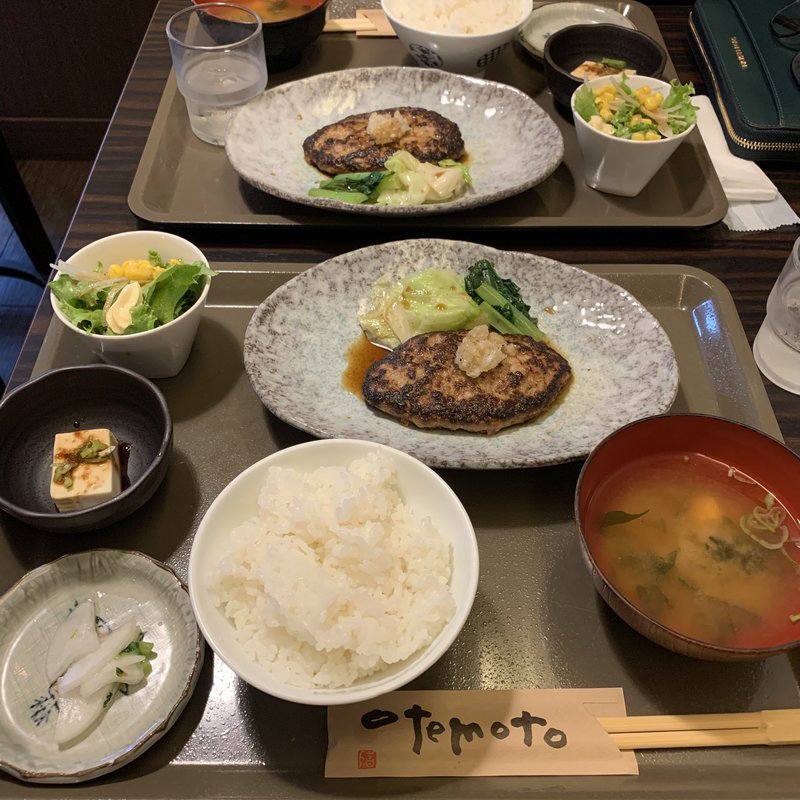 ハンバーグ定食(ステーキ・鉄板焼 裕 浅草雷門店)