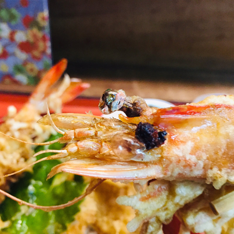 海老天丼(そばや哲心 （てっしん）)