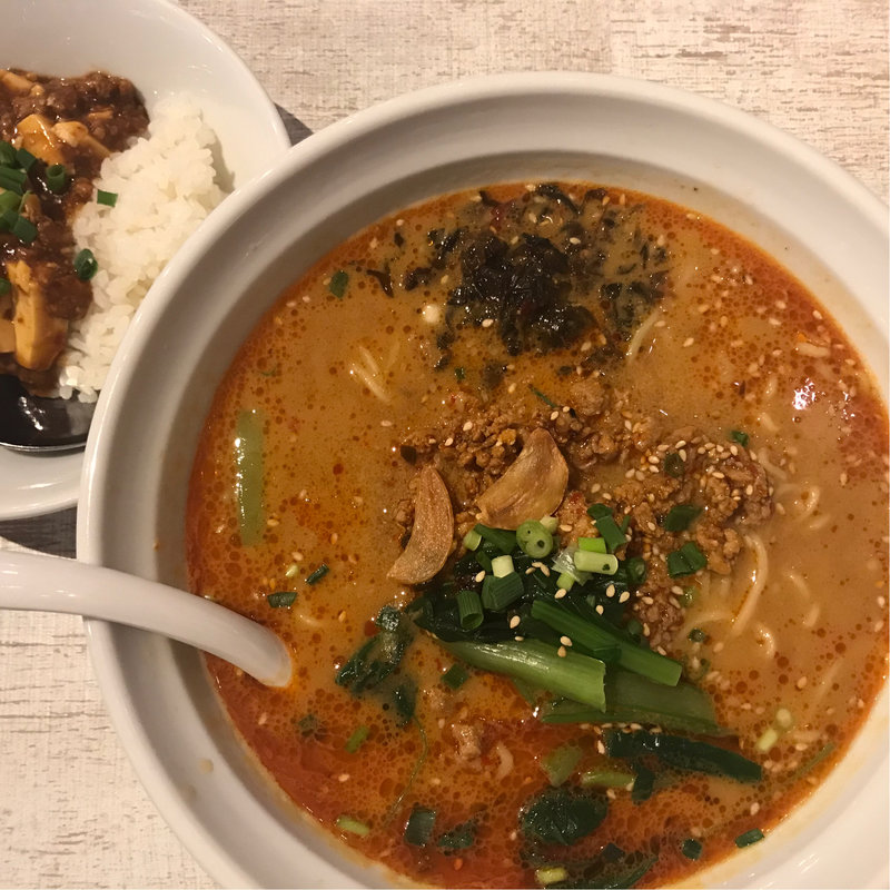 坦々麺セット(ＣＨＩＮＡ　ＤＯＬＬ （チャイナドール）)