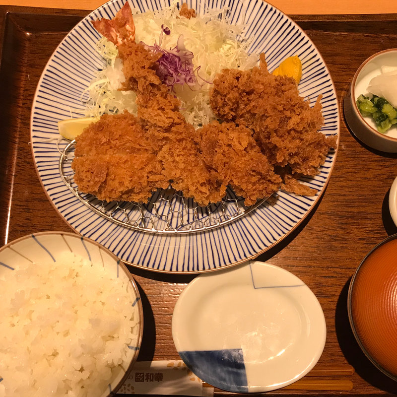 かき盛合せ御飯(和幸 アイランド新宿店)