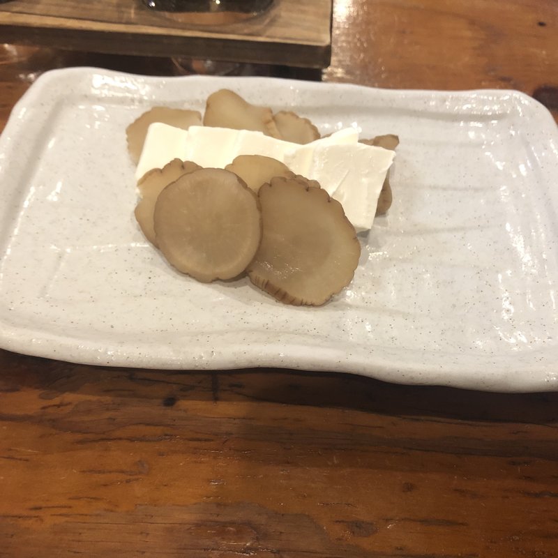 クリームチーズといぶりがっこ(ひもの野郎 梅田第4ビル本店 )