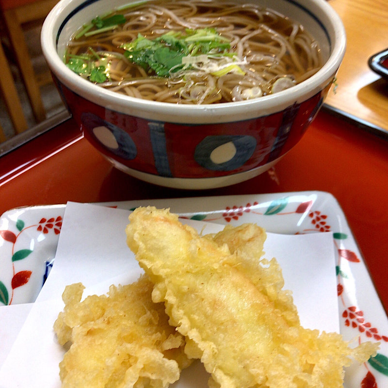 仙台揚げ笹かまそば(そば処 丸松 空港店 )