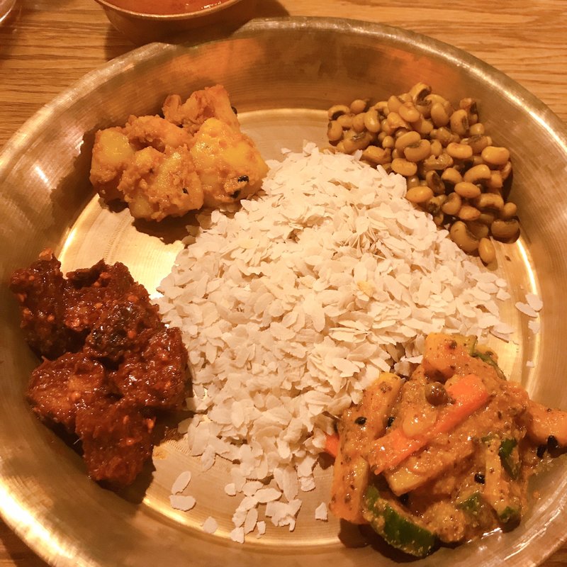 ネワリカザセット(ネパール民族料理 カスタマンダップ 大塚駅 （Kashthamandap）)