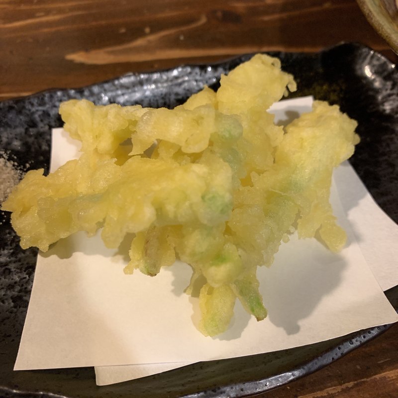 島らっきょの天ぷら(抱瓶　久茂地店)