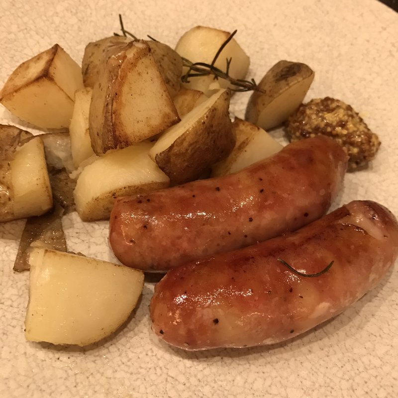 サルシッチャとじゃが芋のロースト(Ristrante Dal Cure)
