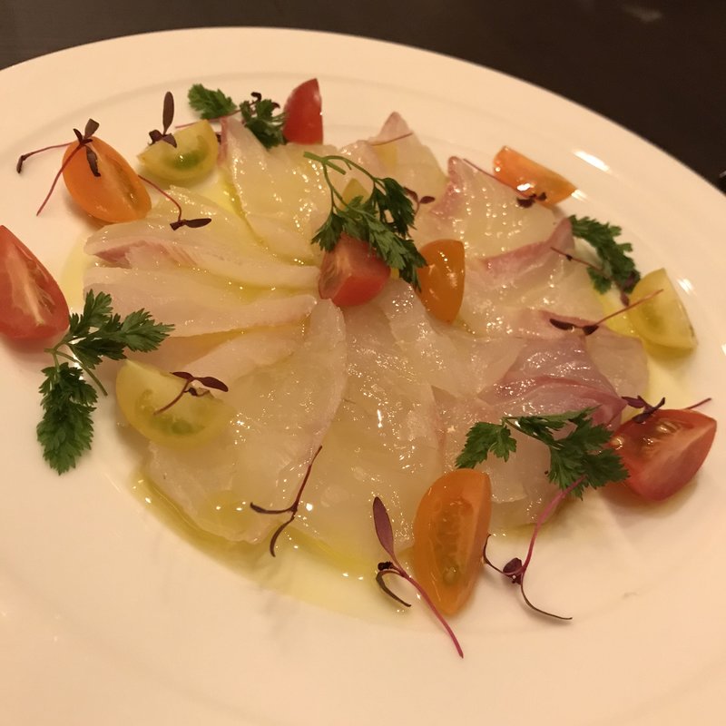 鮮魚のカルパッチョ(Ristrante Dal Cure)