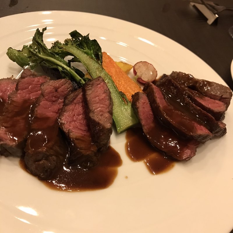 イチボのロースト　赤ワインソース(Ristrante Dal Cure)