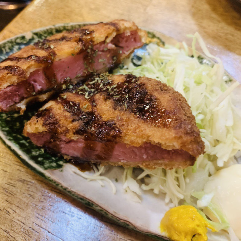 ハムカツ(もつ焼 煮込み ヤリキ 上野総本店)