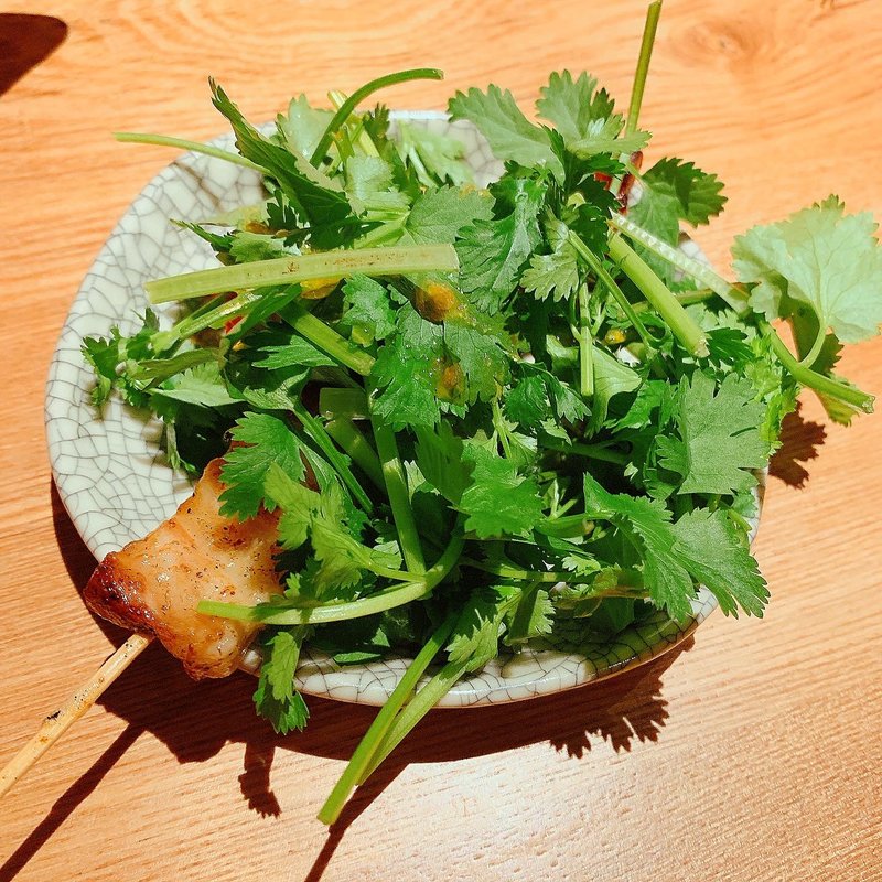 パクチー豚バラ(むさし坐)