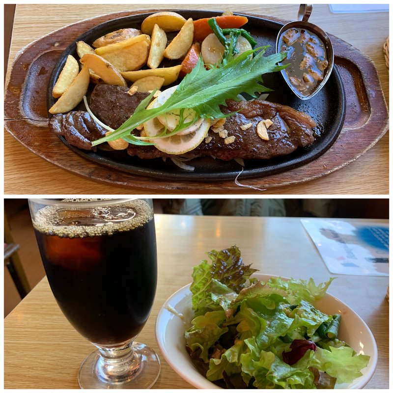 サーロインステーキ(ロス・アンジェルス(自家農園のあるレストラン))