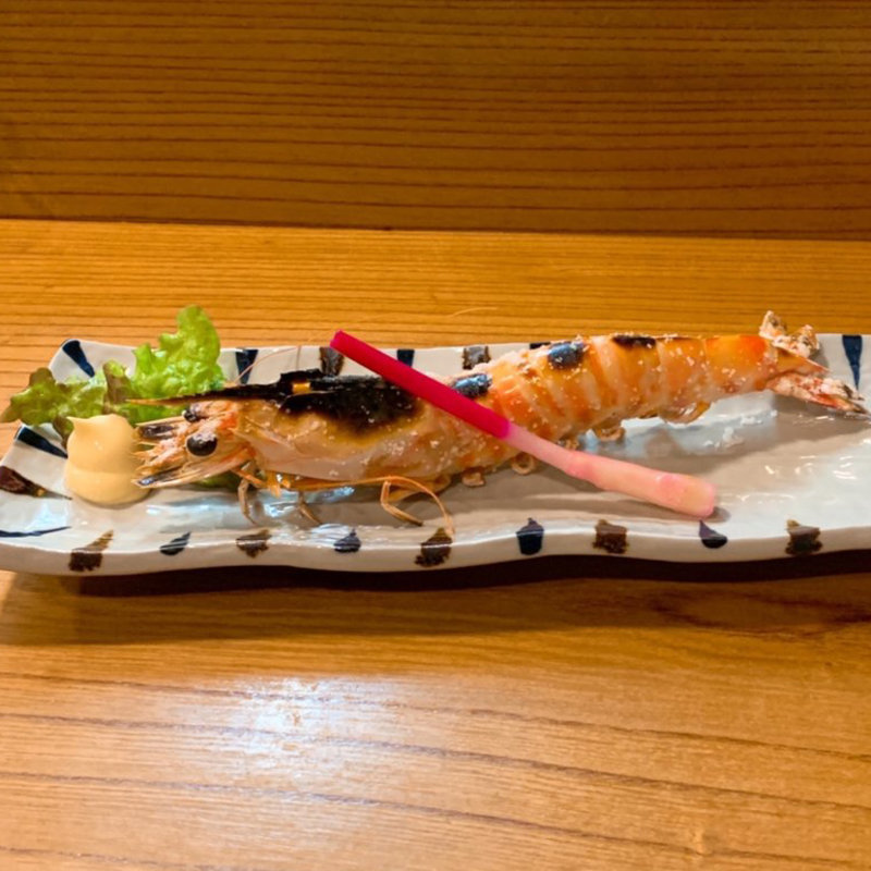 天然車海老の塩焼き(とみ助 )