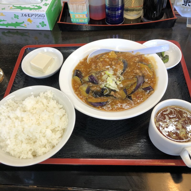 麻婆茄子定食(南京亭 東大和新青梅街道店)