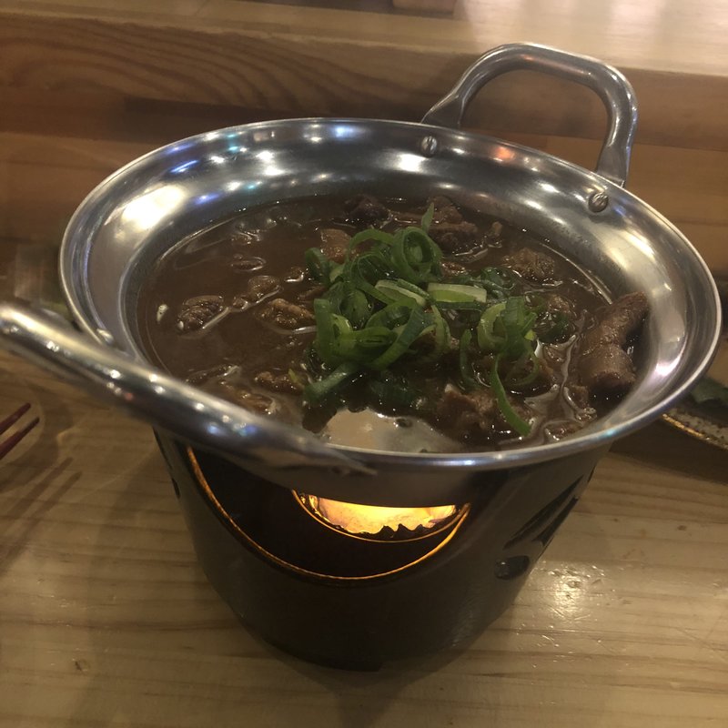 牛すじとこんにゃくのどて煮(むかし屋 伏水酒蔵小路店)