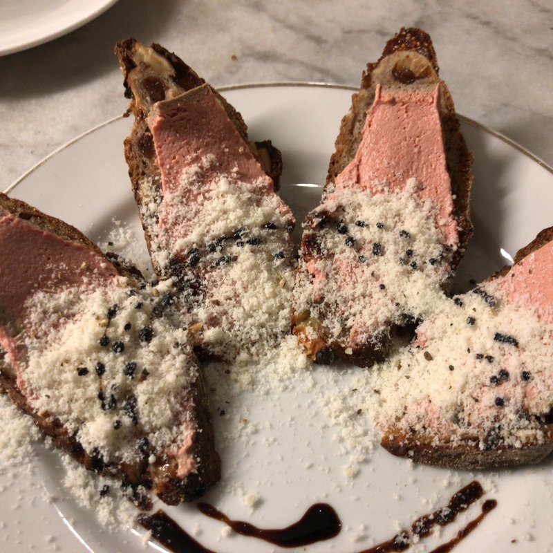 鶏レバーのクロスティーニ(チクロ パノラマ キッチン （CICLO PANORAMA KITCHEN）)