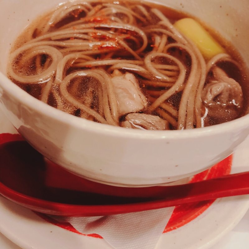 鴨南蛮そば(ポン吉 関内店)