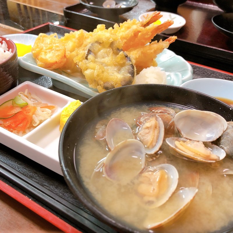 てんぷら定食(ドライブインみちしお)