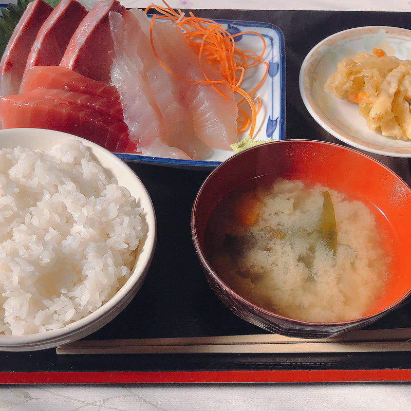 刺身定食（三種盛り）(彩 )