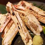 蟹の創作焼き(蟹と大間のマグロ専門個室 東郷　天王寺アポロビル店)