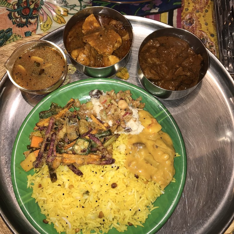 あいがけカレーAとB(ゼロワンカレー)