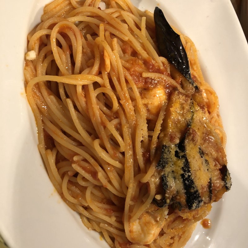 ナスとモッツアレラ(マンマパスタ 新鎌ヶ谷店)