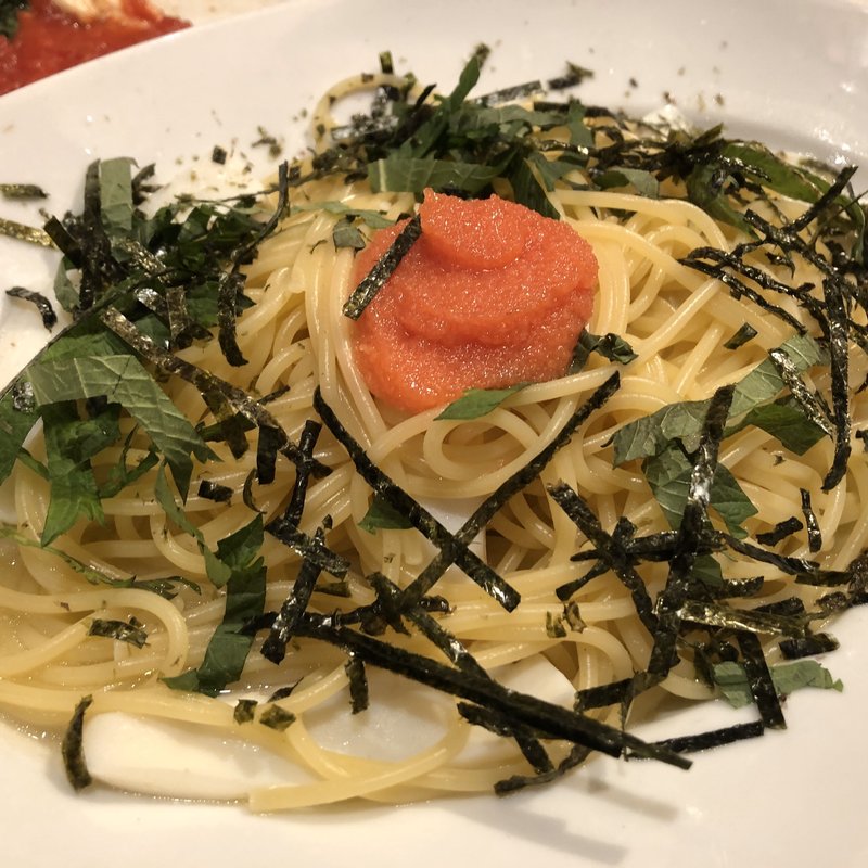 たらことイカの和風(マンマパスタ 新鎌ヶ谷店)